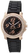 Juicy Couture Pedigree Black Jelly Ladies Watch 1900724