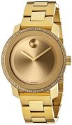 Movado Bold Diamond Gold Ion Ladies Watch 3600150