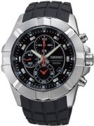 Seiko Rubber Chronograph Mens Watch SNDD73P2